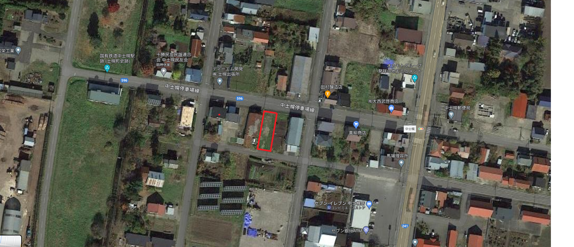 【建築条件無】中士幌西２線　売土地