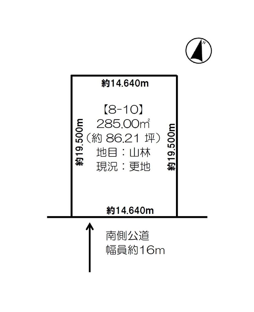 【価格改定】音更町字音更西２線　売土地 間取り