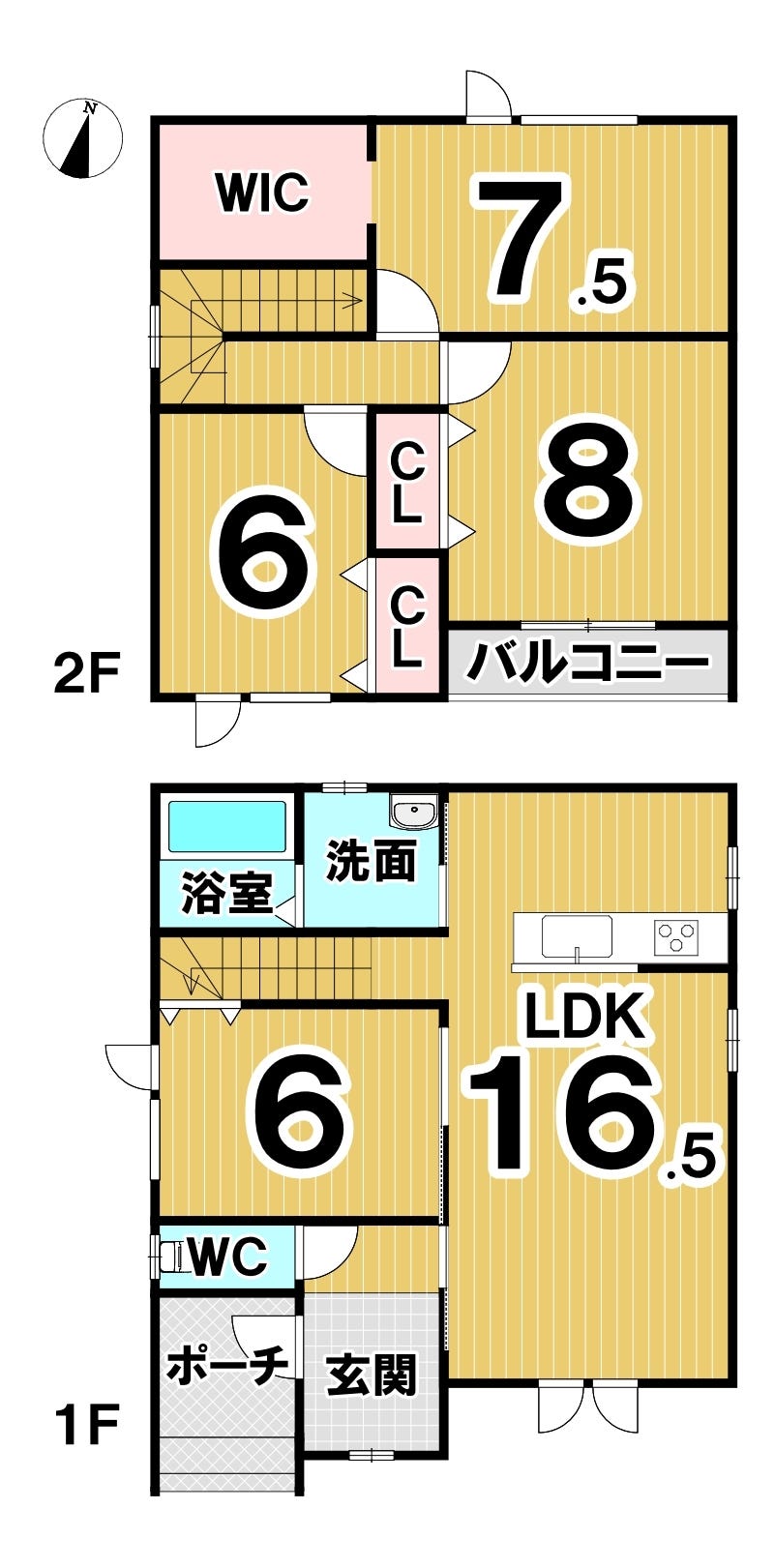 ※商談中※東３条南３丁目　新築戸建 間取り