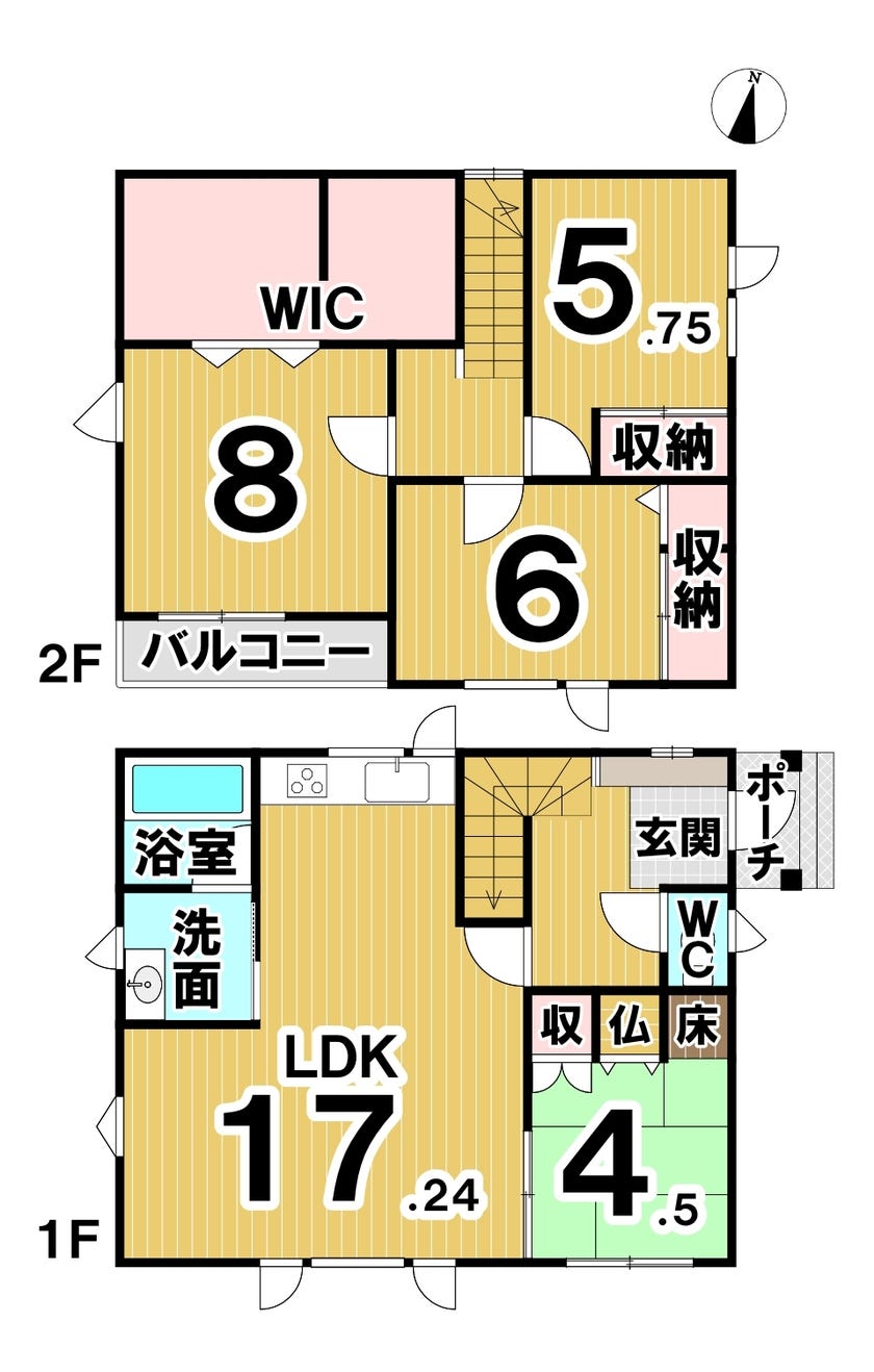 西２４条南３丁目　中古戸建 間取り