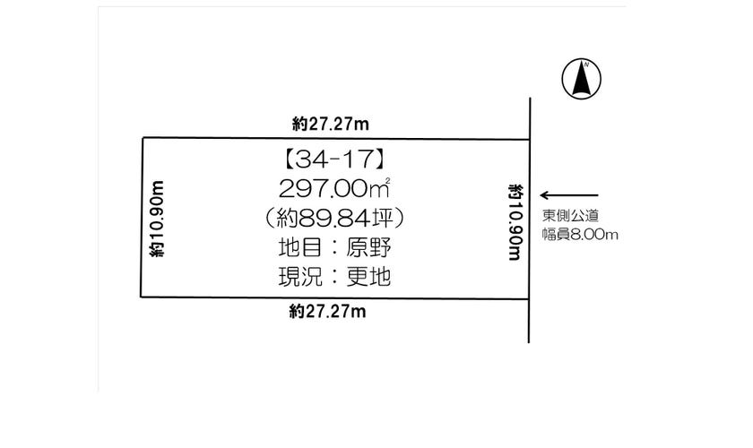 音更町木野西通１９丁目　売土地 間取り