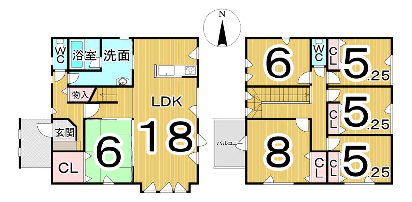 ※商談中※【写真追加】音更町雄飛が丘南区　中古戸建 間取り