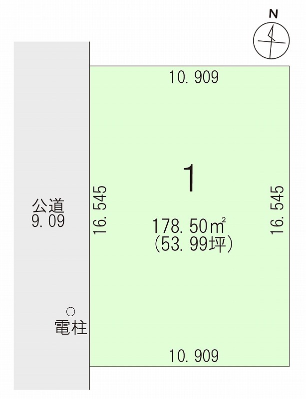 西１３条南３３丁目　分譲地 間取り