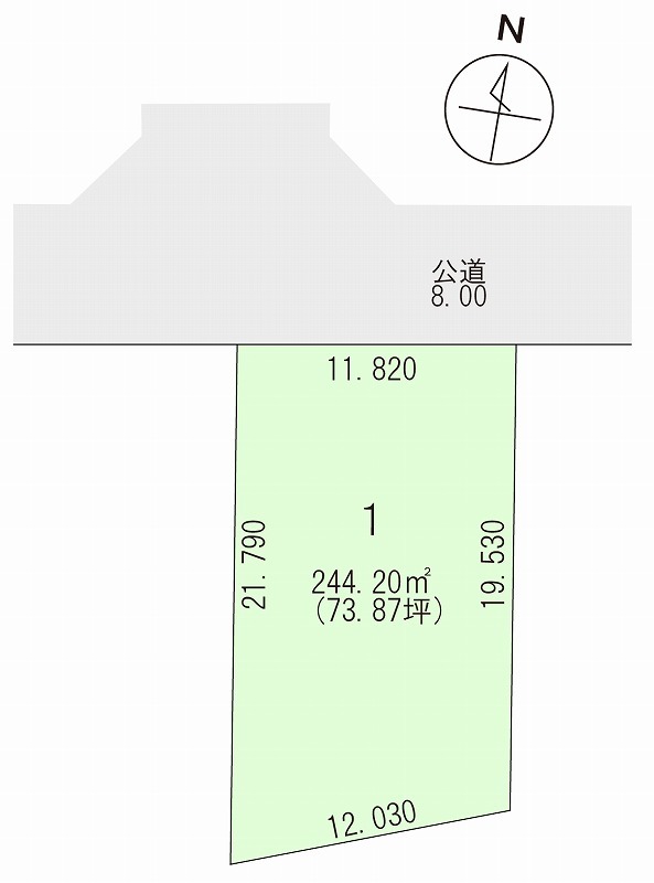 【価格改定】西１５条南４丁目　売土地 間取り