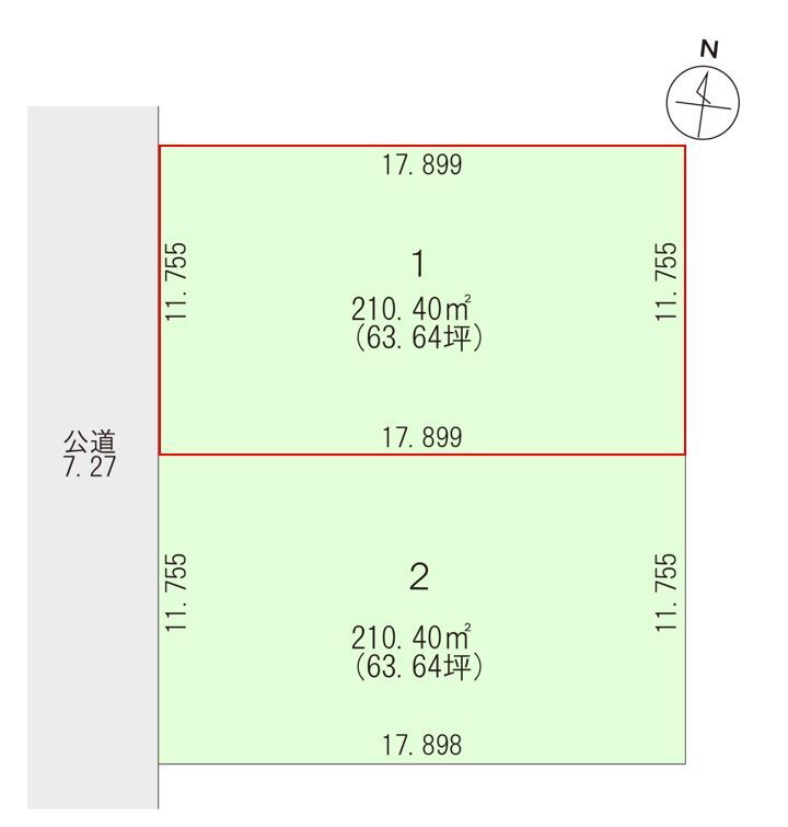 東１４条南４丁目　区画１ 間取り