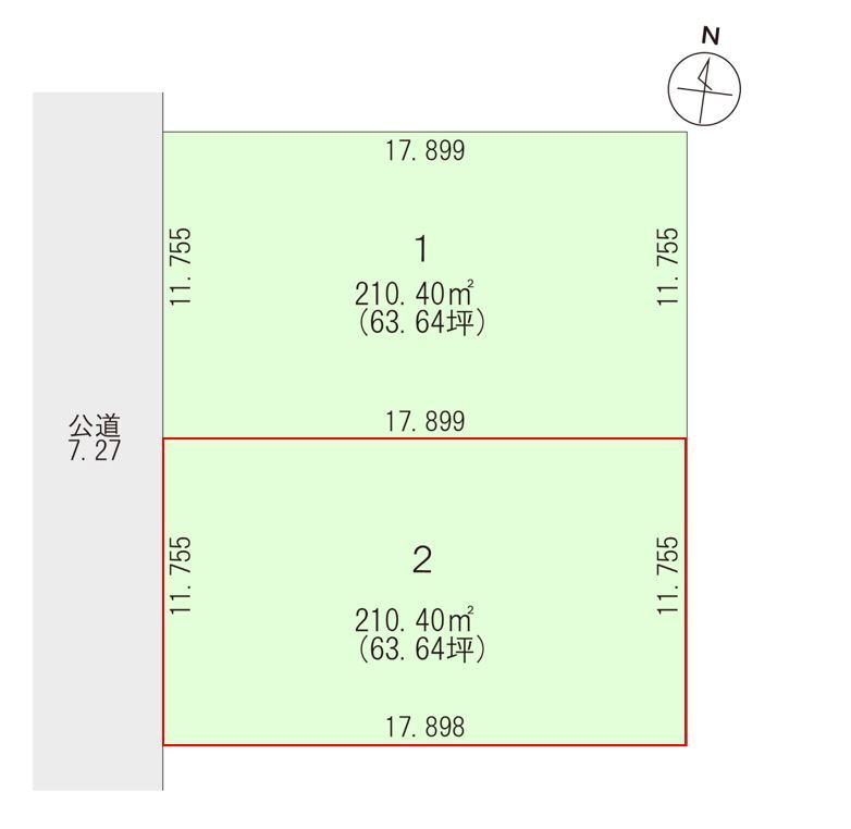 東１４条南４丁目　区画２ 間取り