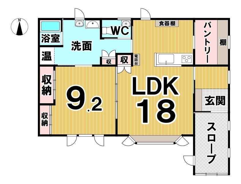 西１９条南５丁目　中古平家 間取り