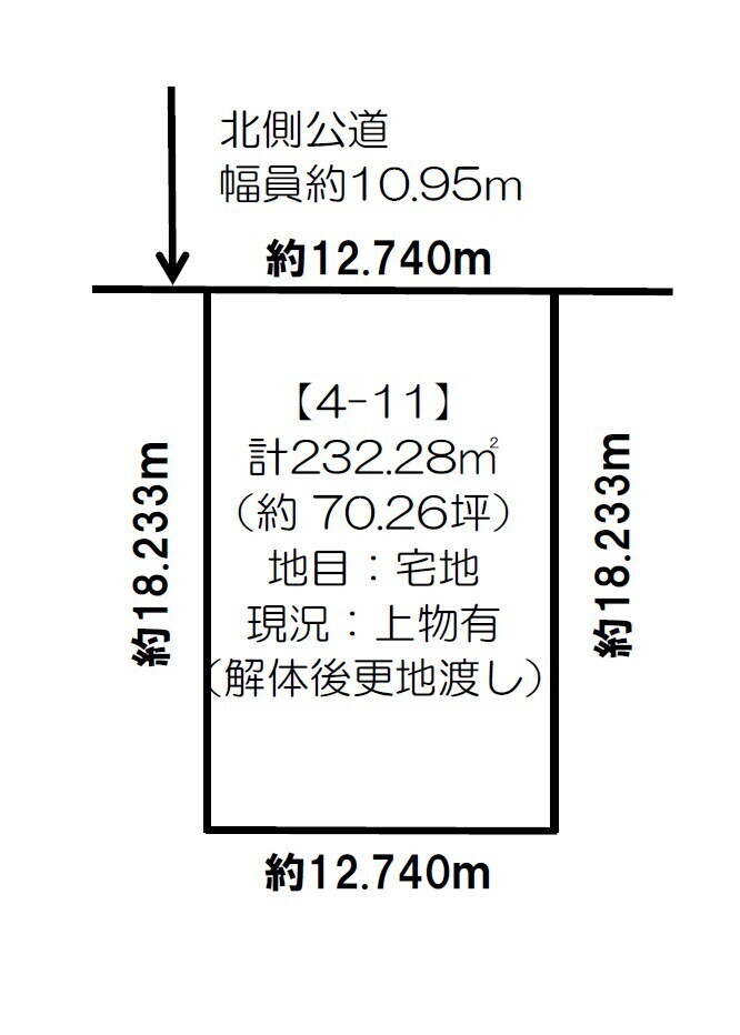 ※商談中※音更町北鈴蘭南３丁目　売土地 間取り