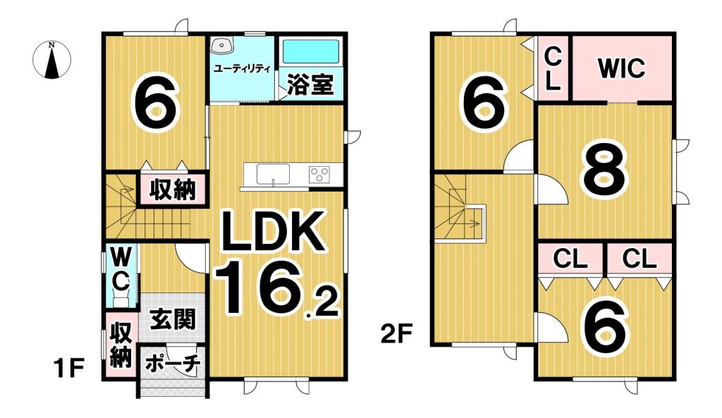 ☆商談中☆西１５条南３２丁目　Ａ棟　新築戸建 間取り