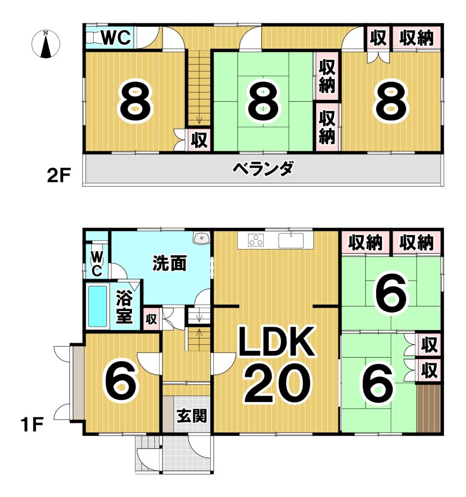西９条南３９丁目　中古戸建 間取り
