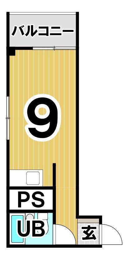 クラックスハイム帯広　６０５号室 間取り