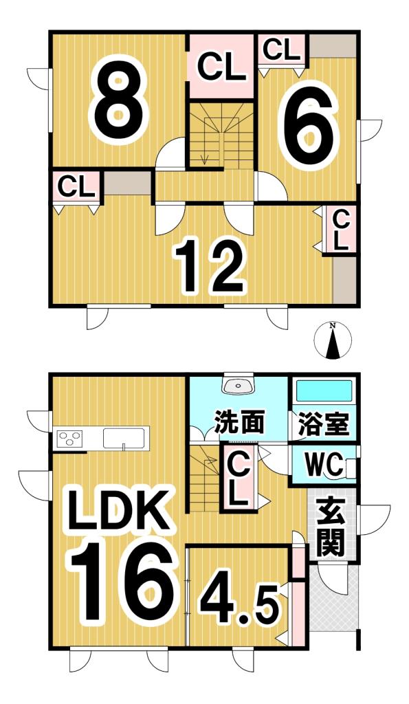 ☆価格改定☆西１４条南２８丁目　中古戸建 間取り