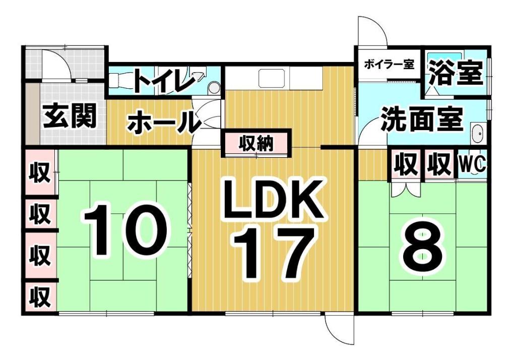 士幌町字士幌西１線　中古戸建 間取り
