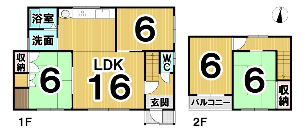 西１４条南４丁目　中古戸建 間取り