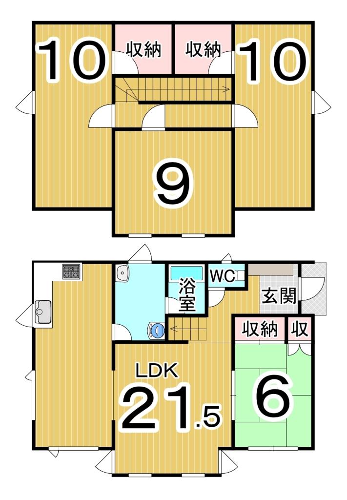 自由が丘６丁目　中古戸建 間取り