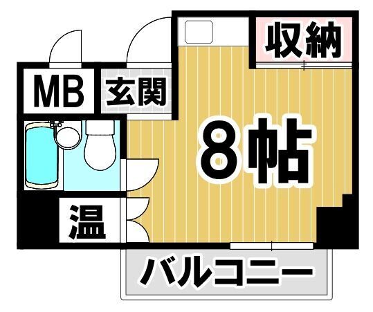クラックスハイム第３帯広　４０８号室【オーナーチェンジ】 間取り