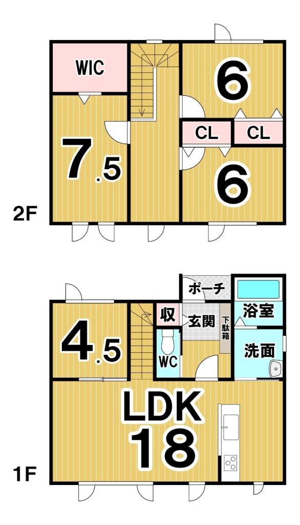 西１９条南２丁目　Ｃ棟　新築戸建 間取り