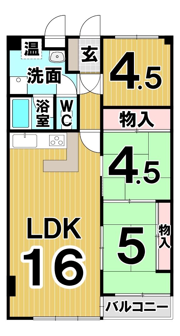 八条コーポ　６０７号室 間取り