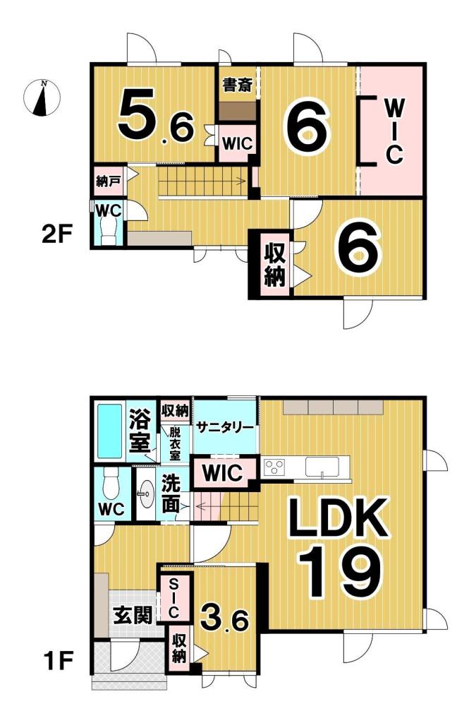【写真追加】大空町３丁目　新築戸建 間取り