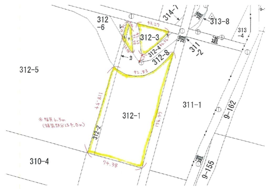 上士幌町字勢多東４線　売土地 間取り